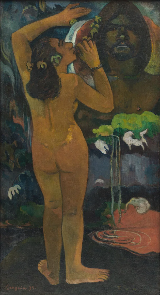 The Moon and the Earth by Paul Gauguin, painting, 1893