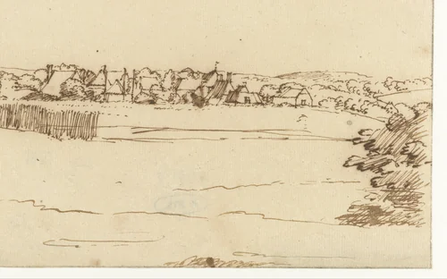 Dorp Hoog Soeren by Constantijn Huygens, drawing, 1679
