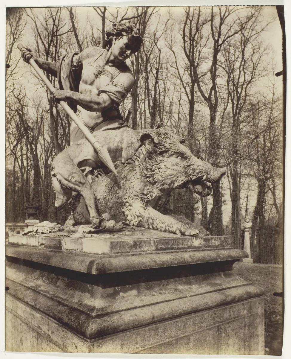 Versailles, Bosquet de l' Arc de Triomphe by Jean-Eugène-Auguste Atget, photograph, 1904