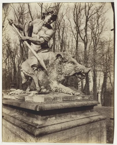 Versailles, Bosquet de l' Arc de Triomphe by Jean-Eugène-Auguste Atget, photograph, 1904
