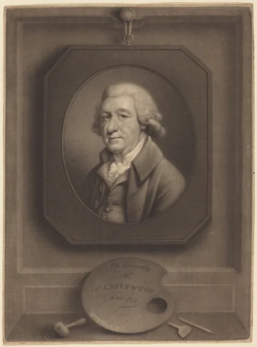 The Friendly Mr. John Greenwood by William Pether, print, 1787-1797