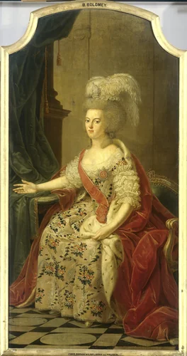 Frederika Sophia Wilhelmina of Prussia (1751-1820), Wife of Prince Willem V by Benjamin Bolomey, painting, 1770