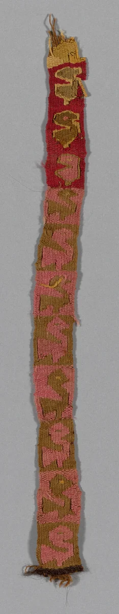 Fragment (Band) by Possibly north or central coast, textile, 1000-1476