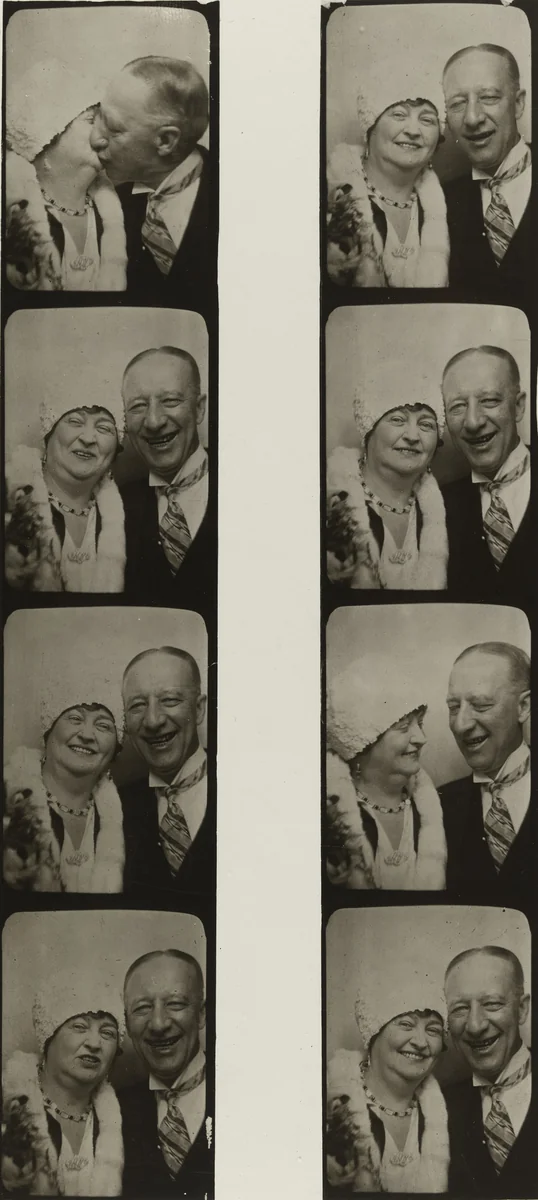 "Governor Smith and His Wife at Atlantic City Today" by Automatic Camera/Photomaton, photograph, 1928