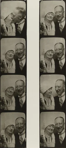 "Governor Smith and His Wife at Atlantic City Today" by Automatic Camera/Photomaton, photograph, 1928