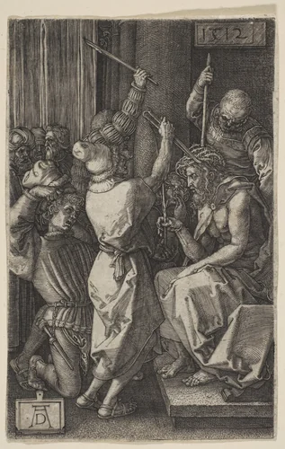 Christ Crowned with Thorns, from "The Passion" by Albrecht Dürer, print, 1512