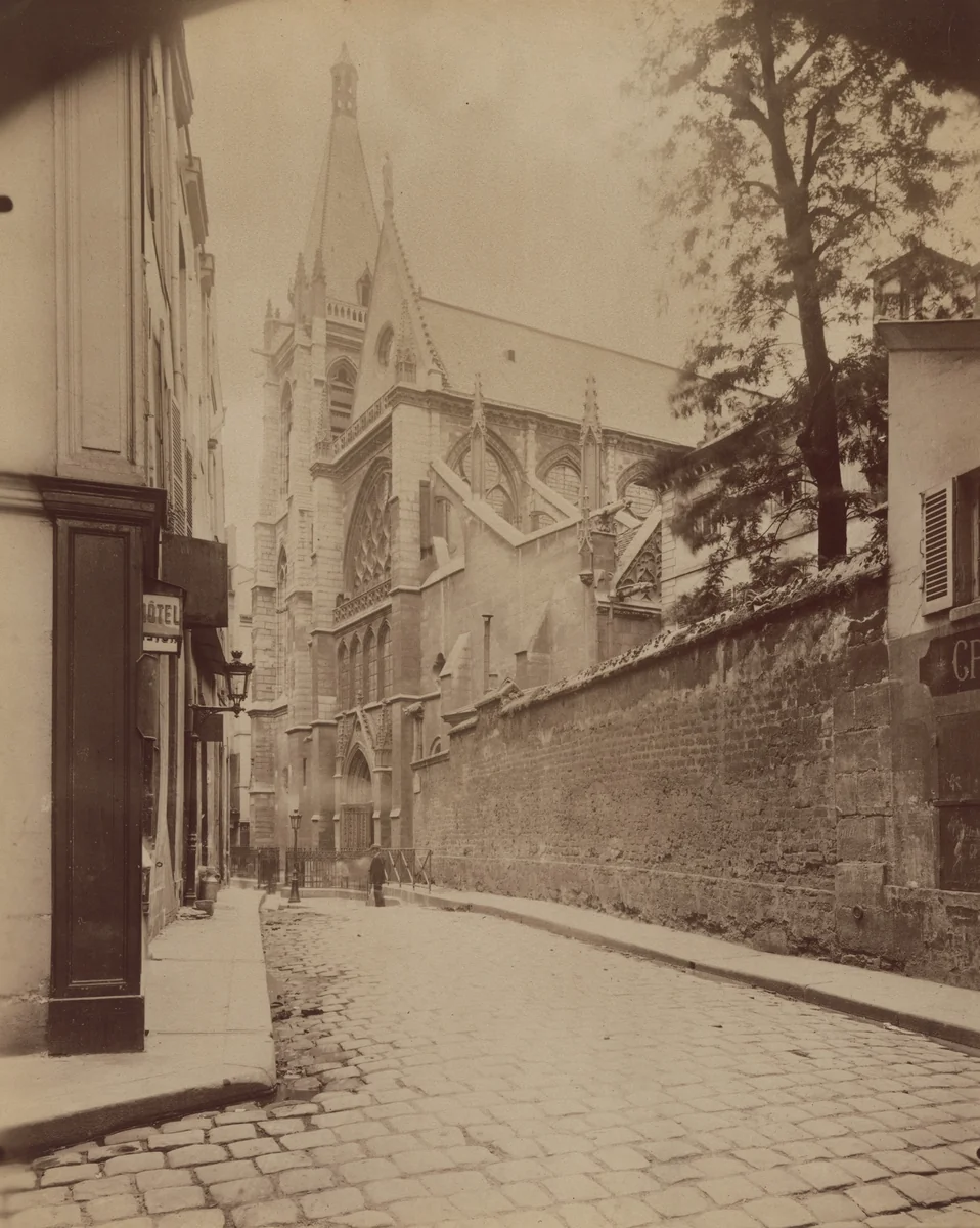 Rue des Prêtres-Saint-Séverin by Eugène Atget, photograph, 1898