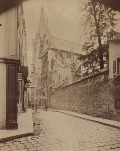 Rue des Prêtres-Saint-Séverin by Eugène Atget, photograph, 1898