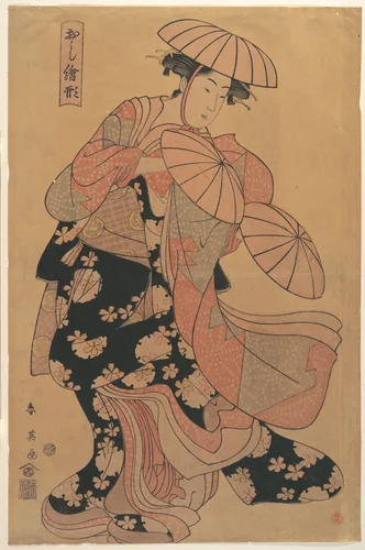 The Dancing Girl by Katsukawa Shun'ei (勝川春英), print, 1762-1819