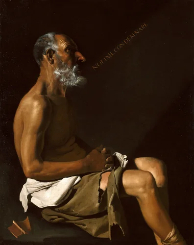 Job by Spanish, painting, 1618-1630