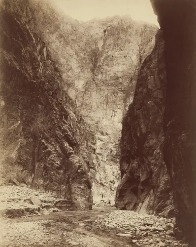 Diamond River Canyon by William Henry Jackson, photograph, 1885