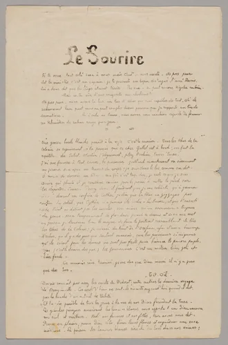 Le sourire: Journal sérieux, Nov. 1899 by Paul Gauguin, print, 1899