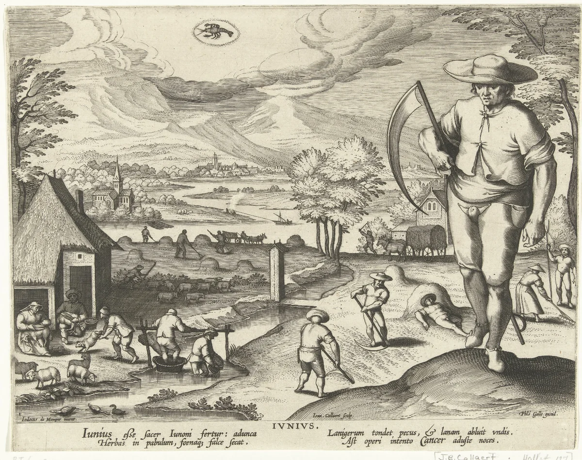 Juni by Unknown, print, 1586-1618