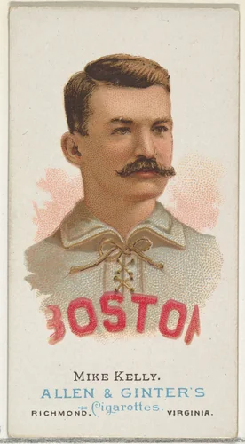 Mike "King" Kelly, Baseball Player, from World's Champions, Series 1 (N28) for Allen & Ginter Cigarettes by Allen & Ginter, print, 1887