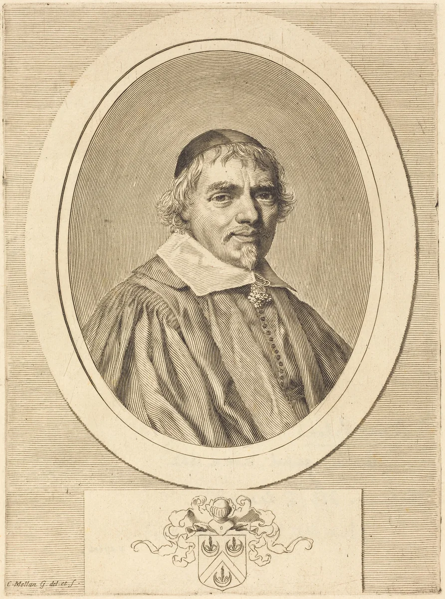 Omer Talon by Claude Mellan, print, 1598-1688