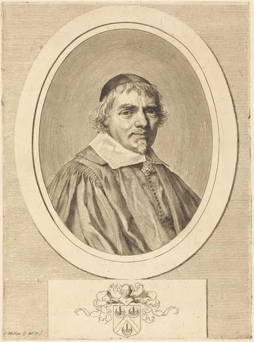 Omer Talon by Claude Mellan, print, 1598-1688