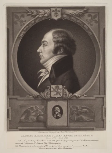 Charles Balthazar Julien Févret de Saint-Mémin by Max Rosenthal
Charles B. J. Févret de Saint-Mémin, print, 1900