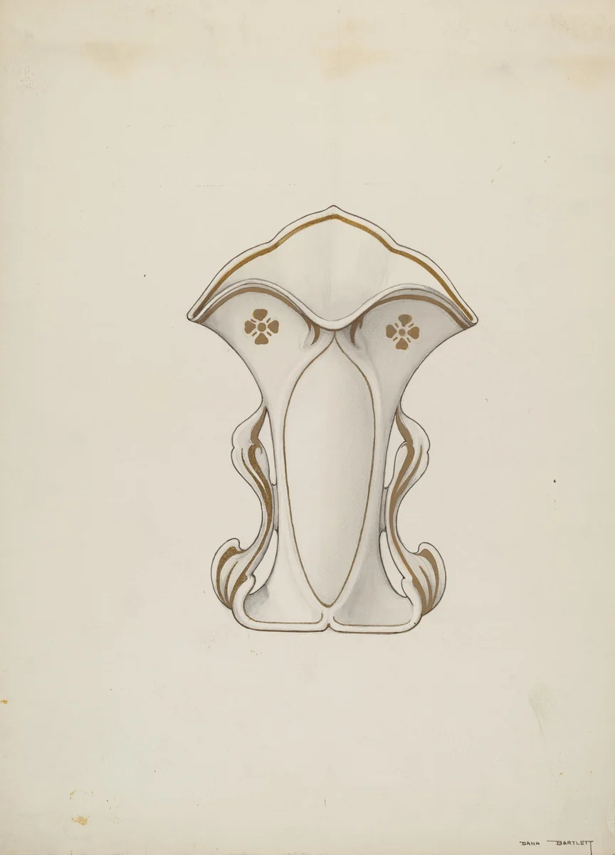 Vase by Dana Bartlett, index of american design, 1937