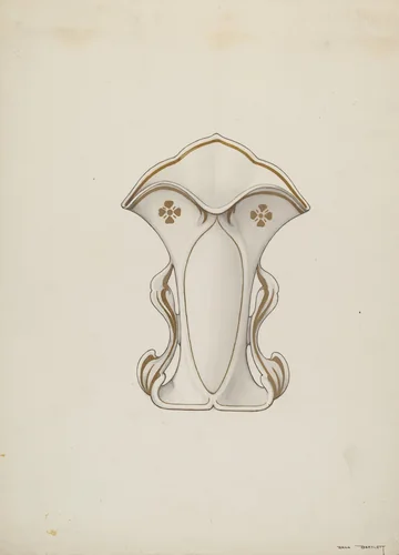 Vase by Dana Bartlett, index of american design, 1937
