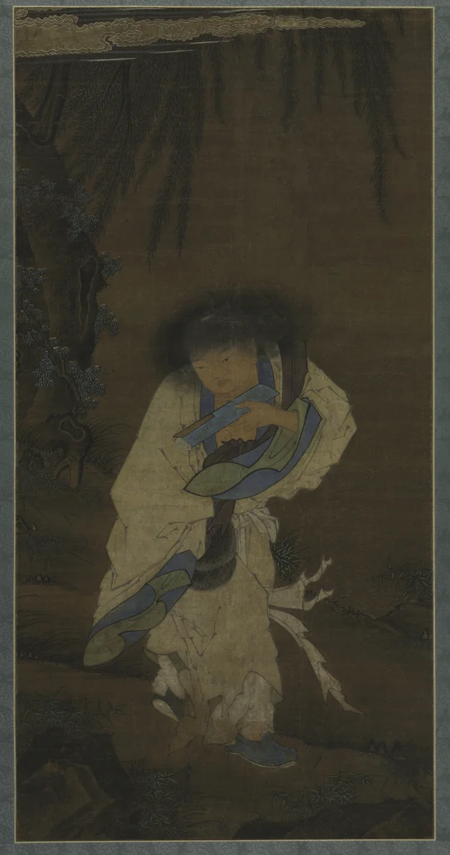 Poet and Recluse Hanshan by Unknown, painting, 1400-1499