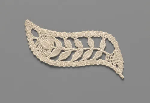 Motief van kloskant in zeer flauwe s-vorm met korte spitse uiteinden by Sophia Gerardine Cenijn-Smit, other, 1914