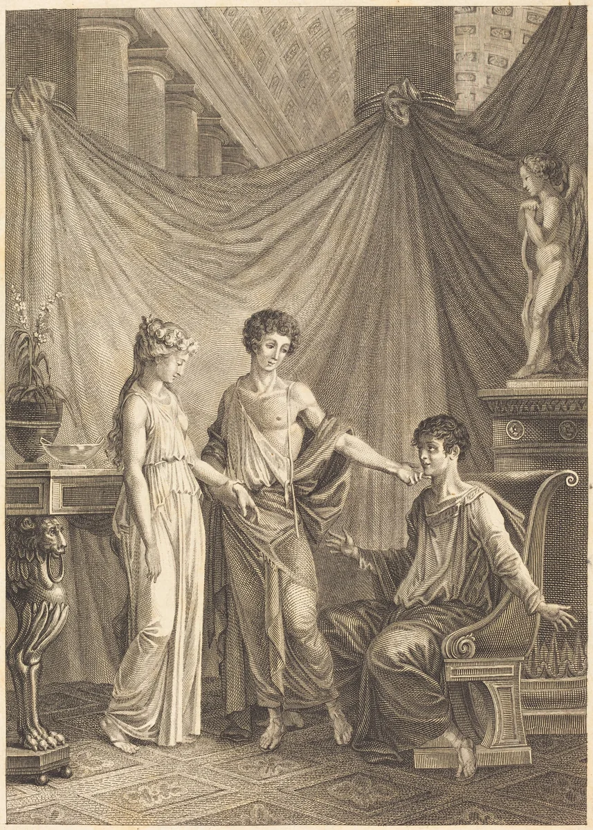Les deux amis by French 18th Century, print, 1700-1799