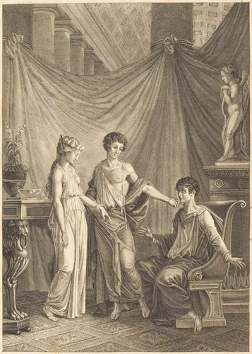 Les deux amis by French 18th Century, print, 1700-1799