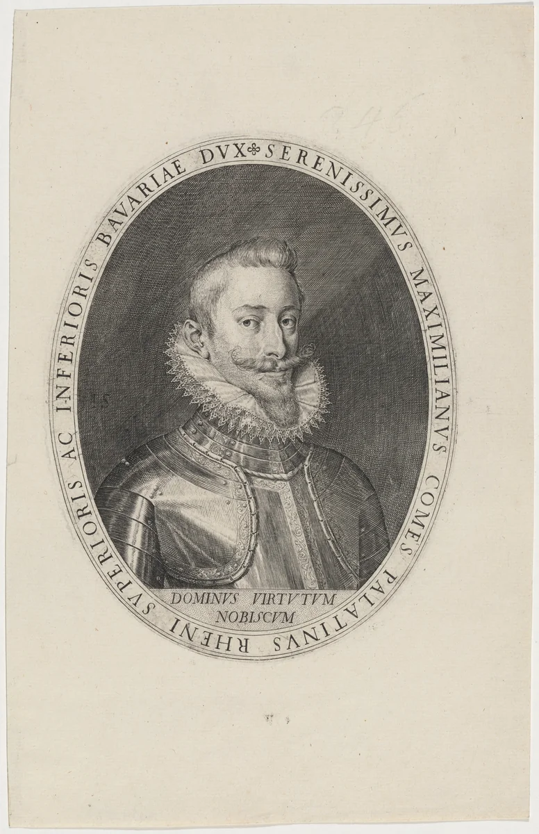 Maximilian I, Duke of Bavaria by Jan Sadeler, print, 1550-1600
