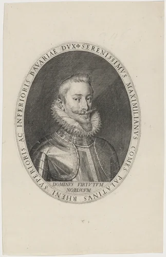 Maximilian I, Duke of Bavaria by Jan Sadeler, print, 1550-1600