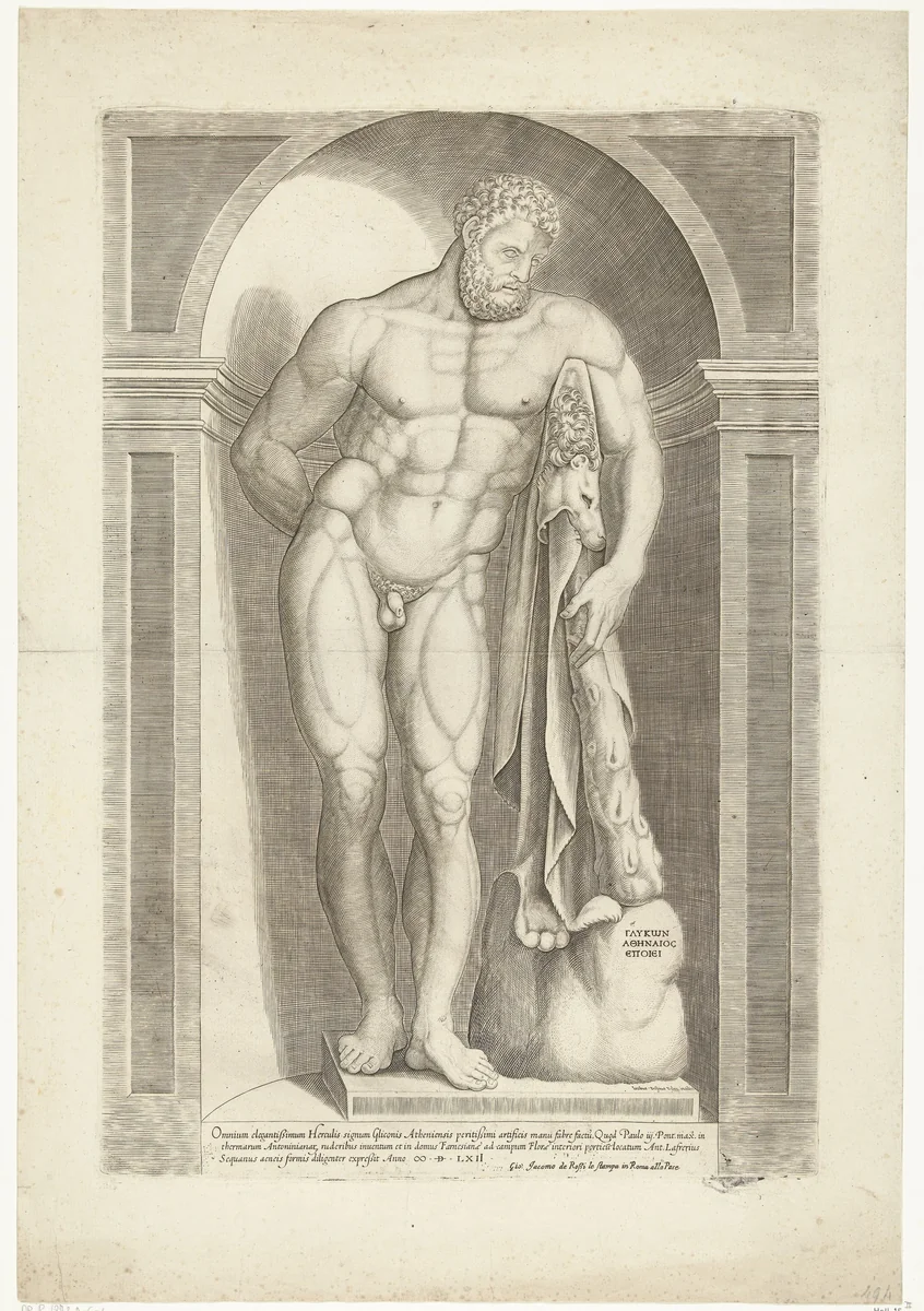 Hercules Farnese by Unknown, print, 1562
