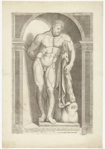 Hercules Farnese by Unknown, print, 1562