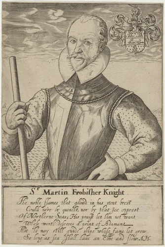 Sir Martin Frobisher by Robert Boissard, print, 1570-1650