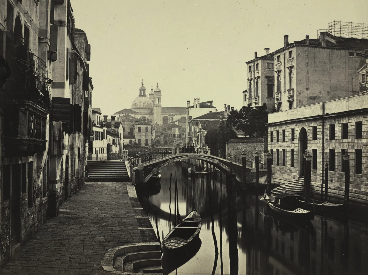 View of Venice by Carlo Ponti, photograph, 1855-1865