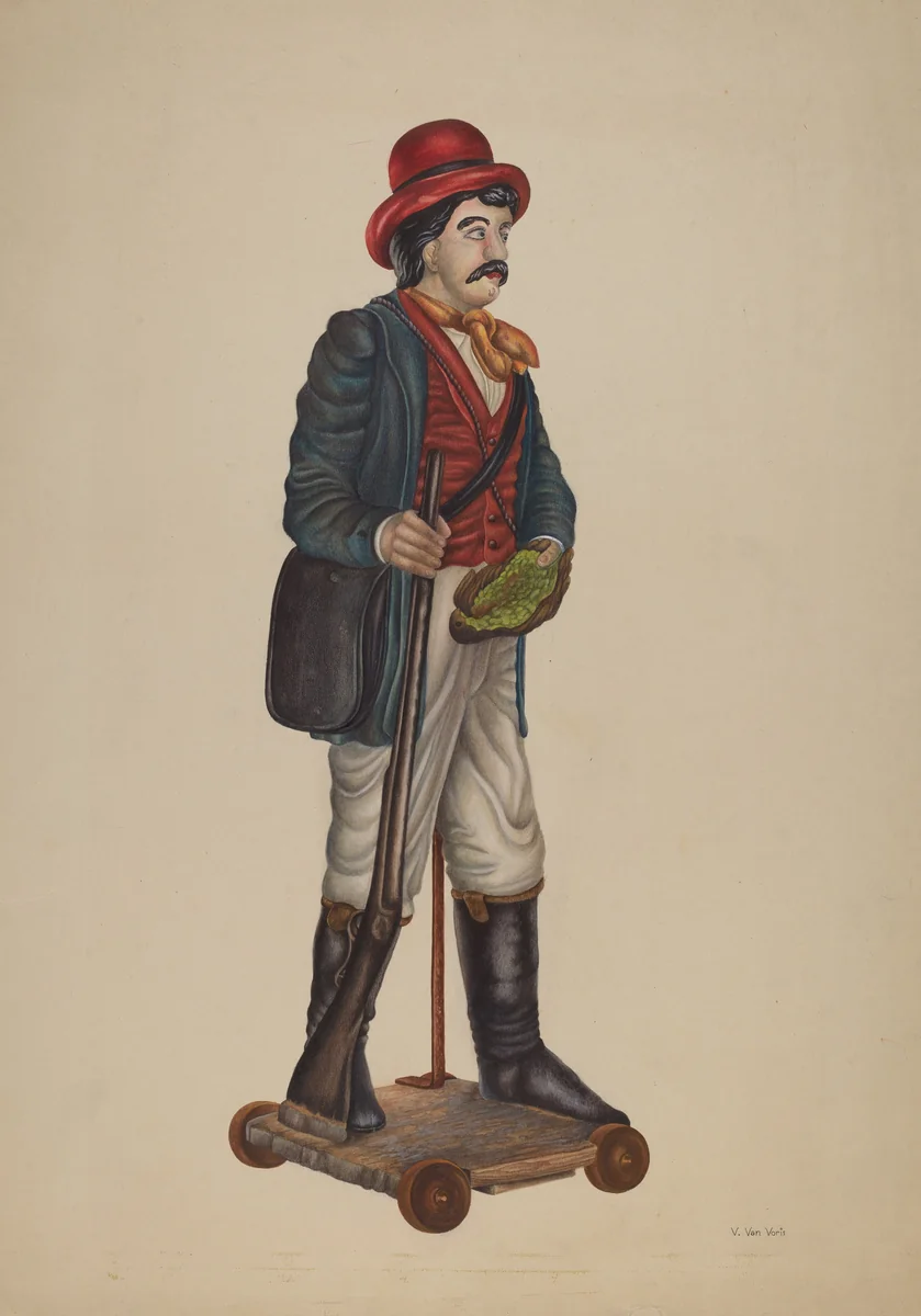 Figure by Vera Van Voris, index of american design, 1935-1942