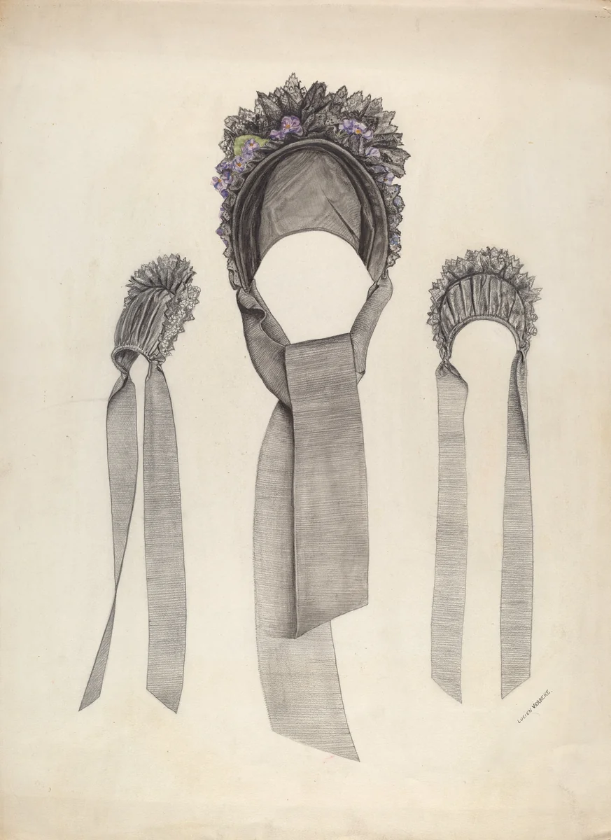 Hat by Lucien Verbeke, index of american design, 1937