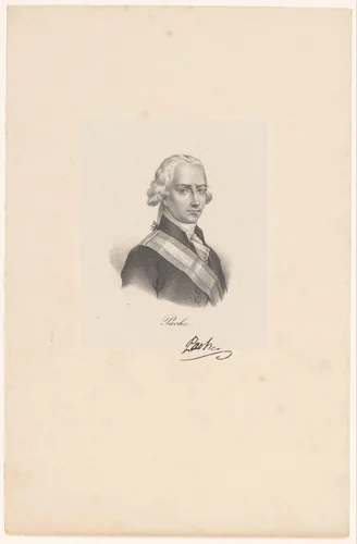 Portret van Jean-Nicolas Pache by anonymous, print, 1829-1842