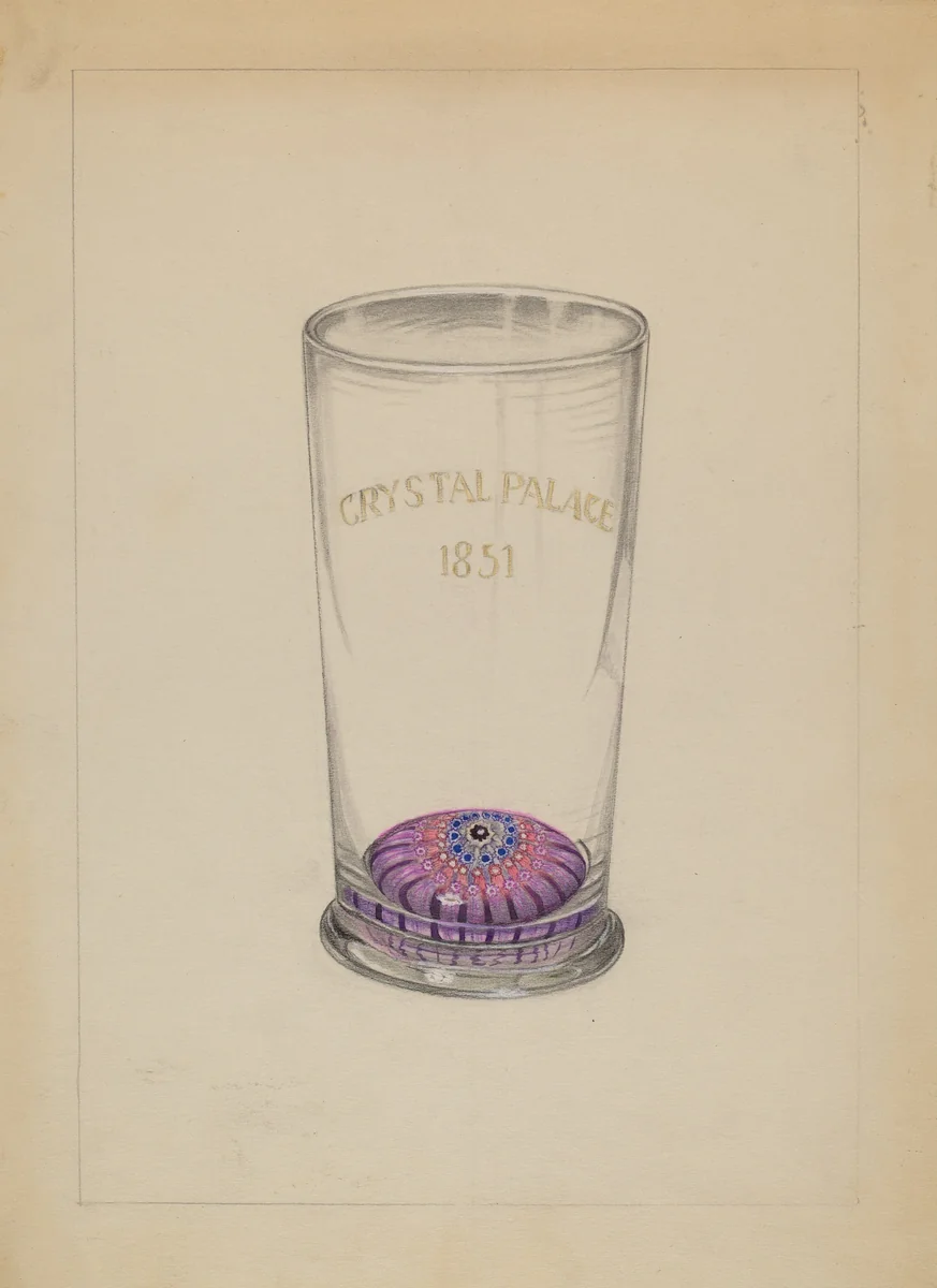 Tumbler by Gertrude Lemberg, index of american design, 1936