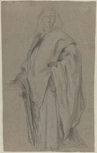 Portrait of a Procurator [verso] by Alessandro Longhi; Pietro Longhi, drawing, 1733-1813