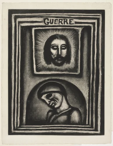 Trial proof for "They Have Ruined Even the Ruins," plate XXXIV from Miserere by Georges Rouault, print, 1926