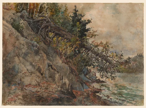 Lake Memphremagog by Harry Fenn, drawing, 1880-1889