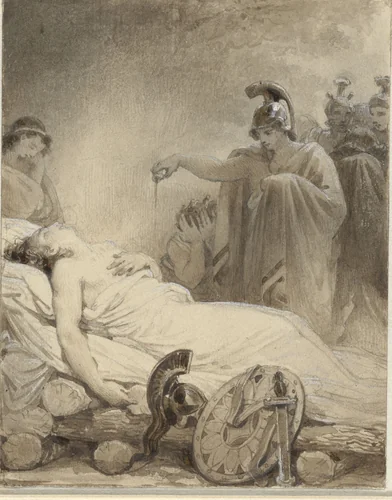 Télémaque by Achille Devéria, drawing, 1810-1857