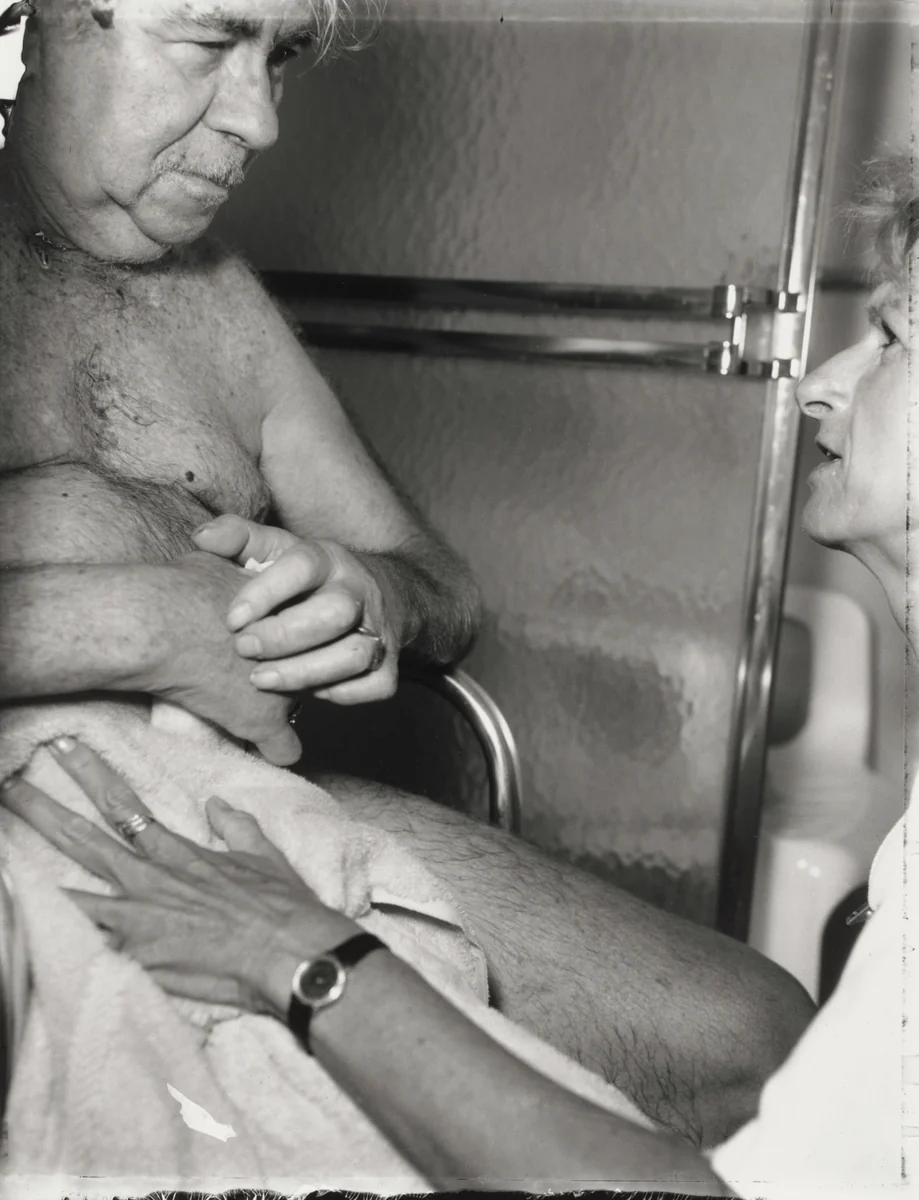 Fran and Herb by Jim Goldberg, photograph, 1993