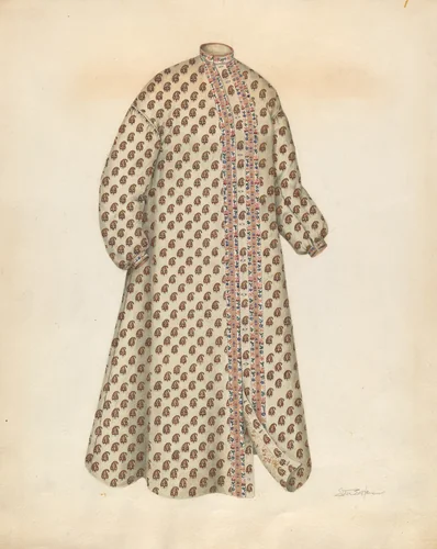 Dressing Gown by Esther Hansen, index of american design, 1937