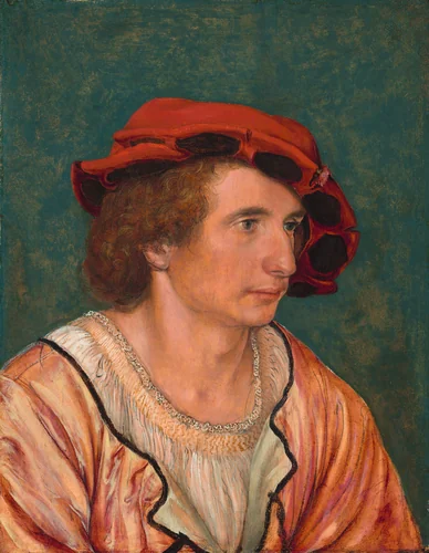 Portrait of a Young Man by Hans Holbein the Younger, painting, 1520-1530