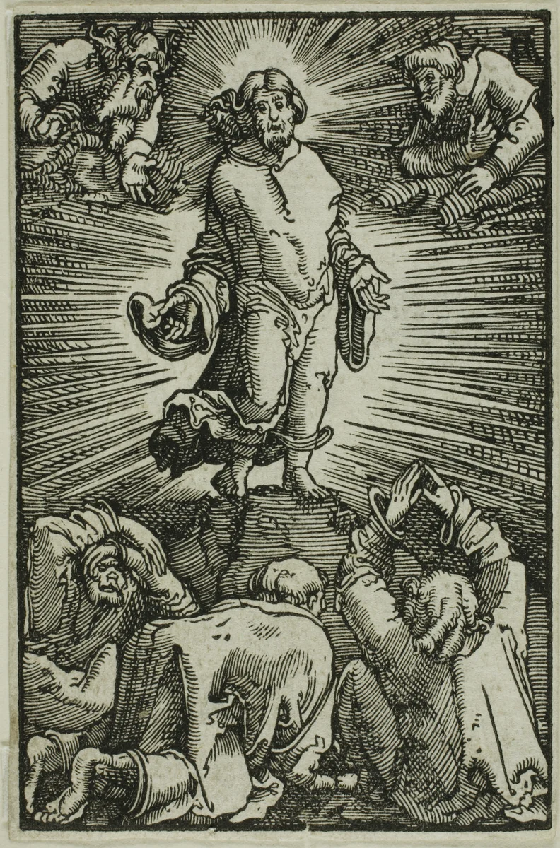The Transfiguration, from The Fall and Redemption of Man by Albrecht Altdorfer, print, 1510-1518
