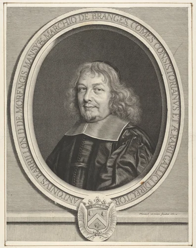 Antoine Barillon by Robert Nanteuil, print, 1661