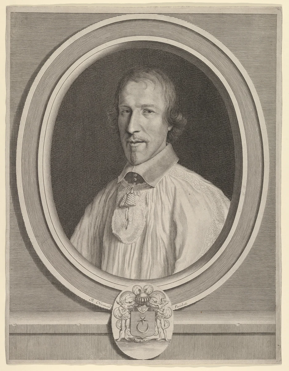 Marc Bochart by Robert Nanteuil, print, 1646-1656