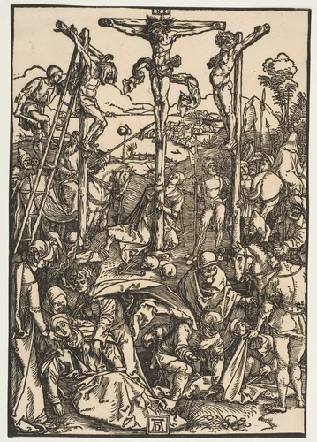Calvary with the Three Crosses by Albrecht Dürer, print, 1503-1504