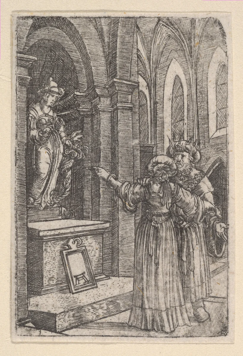Solomon's Idolatry by Albrecht Altdorfer, print, 1500-1538