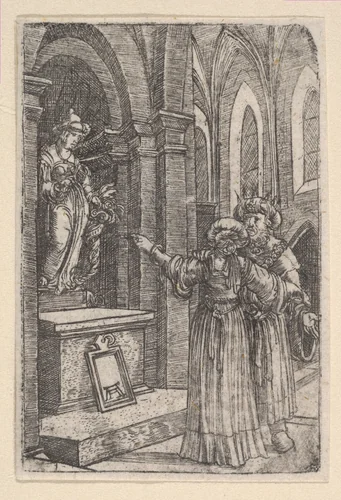Solomon's Idolatry by Albrecht Altdorfer, print, 1500-1538